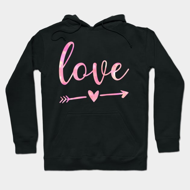 Love Arrow Gift Love Gift Idea Hoodie by Salt88